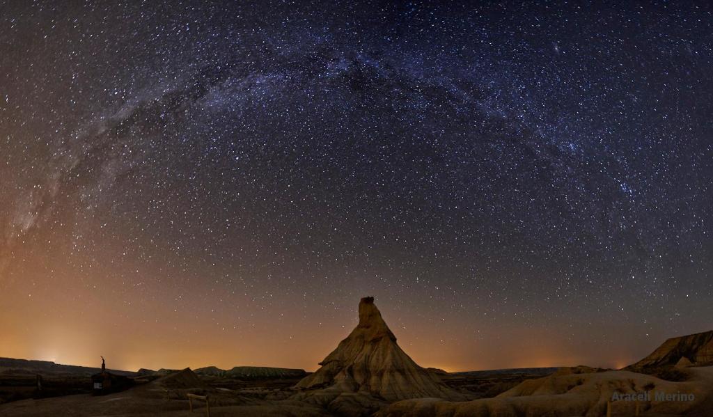 bardenas desert night