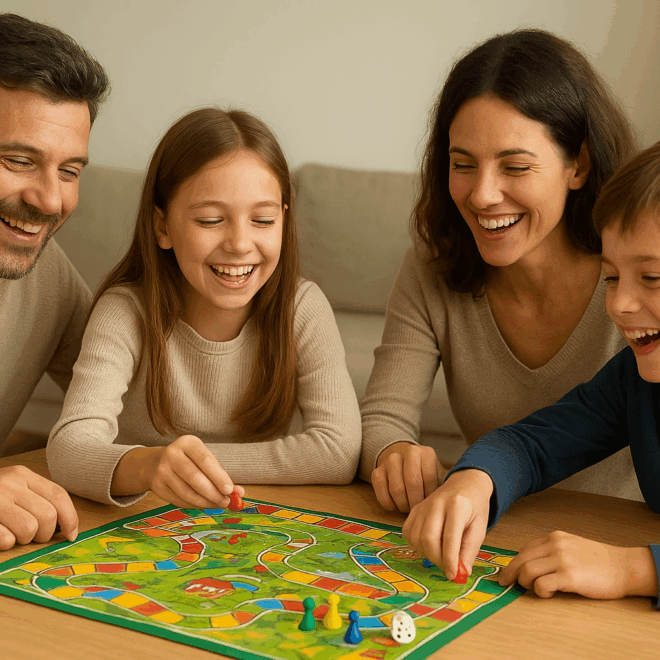 famille autour d'une table