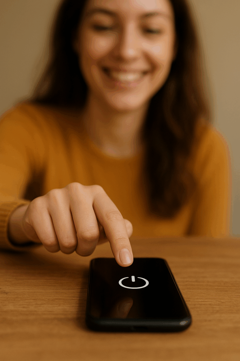 10 choses à faire avant de couper ton smartphone pour une journée