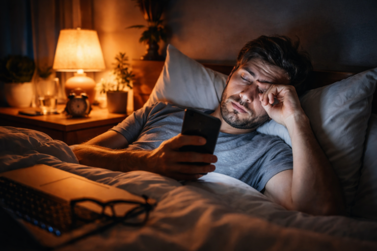 Pourquoi on se sent toujours fatigué même après 8h de sommeil à cause des écrans bleus