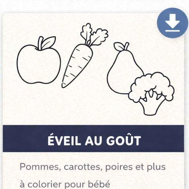 Coloriage de Fruits et Légumes