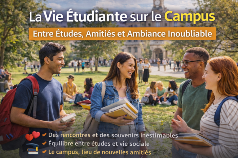 La Vie Étudiante sur le Campus : Entre Études, Amitiés et Ambiance Inoubliable