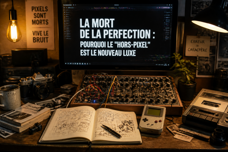 La mort de la perfection : Pourquoi le « Hors-Pixel » est le nouveau luxe